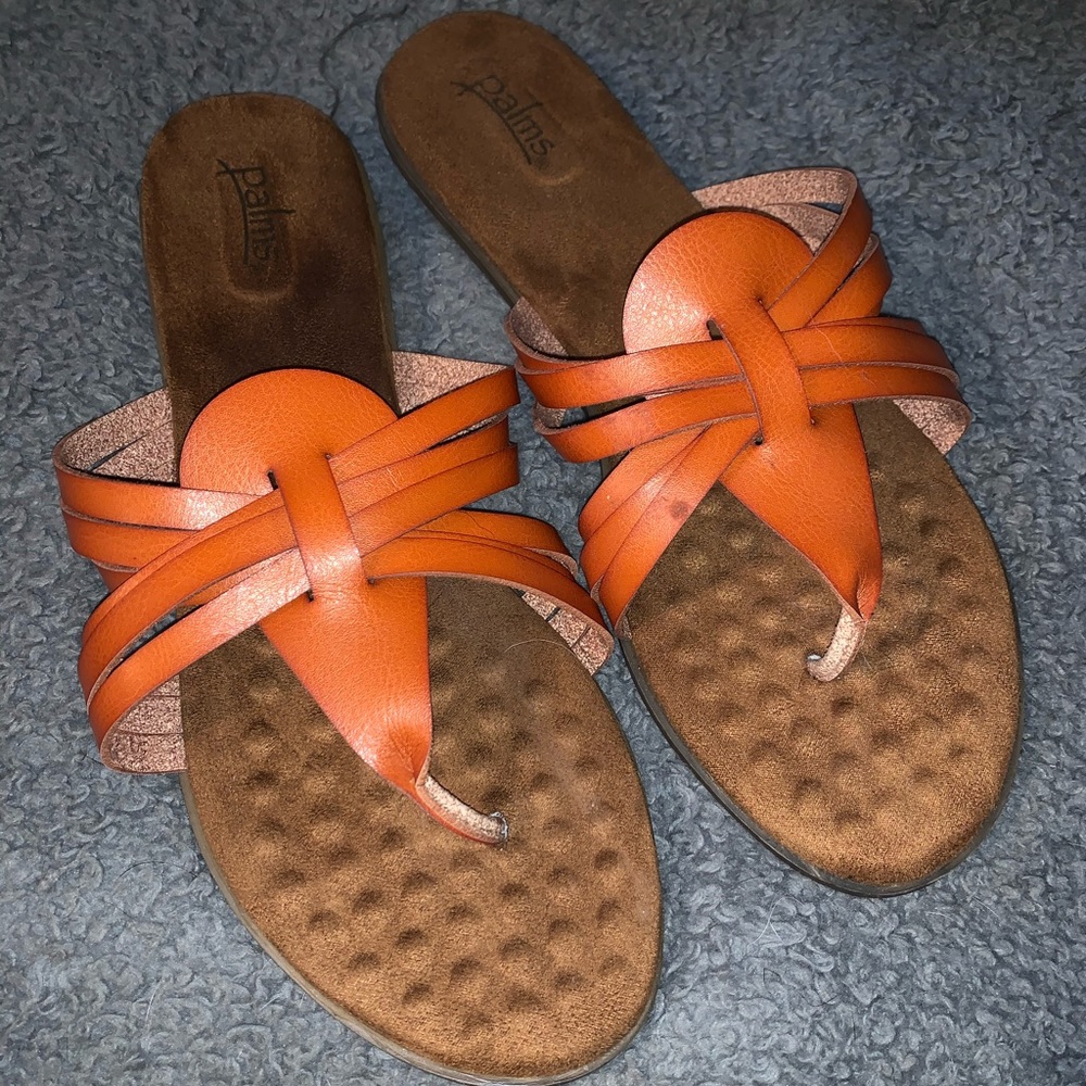 brown sandals